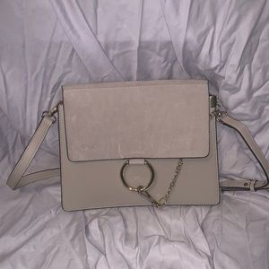 Genuine leather crossbody purse